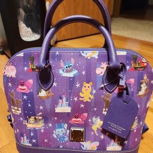 Purple Dooney & Bourke Disney Satchel